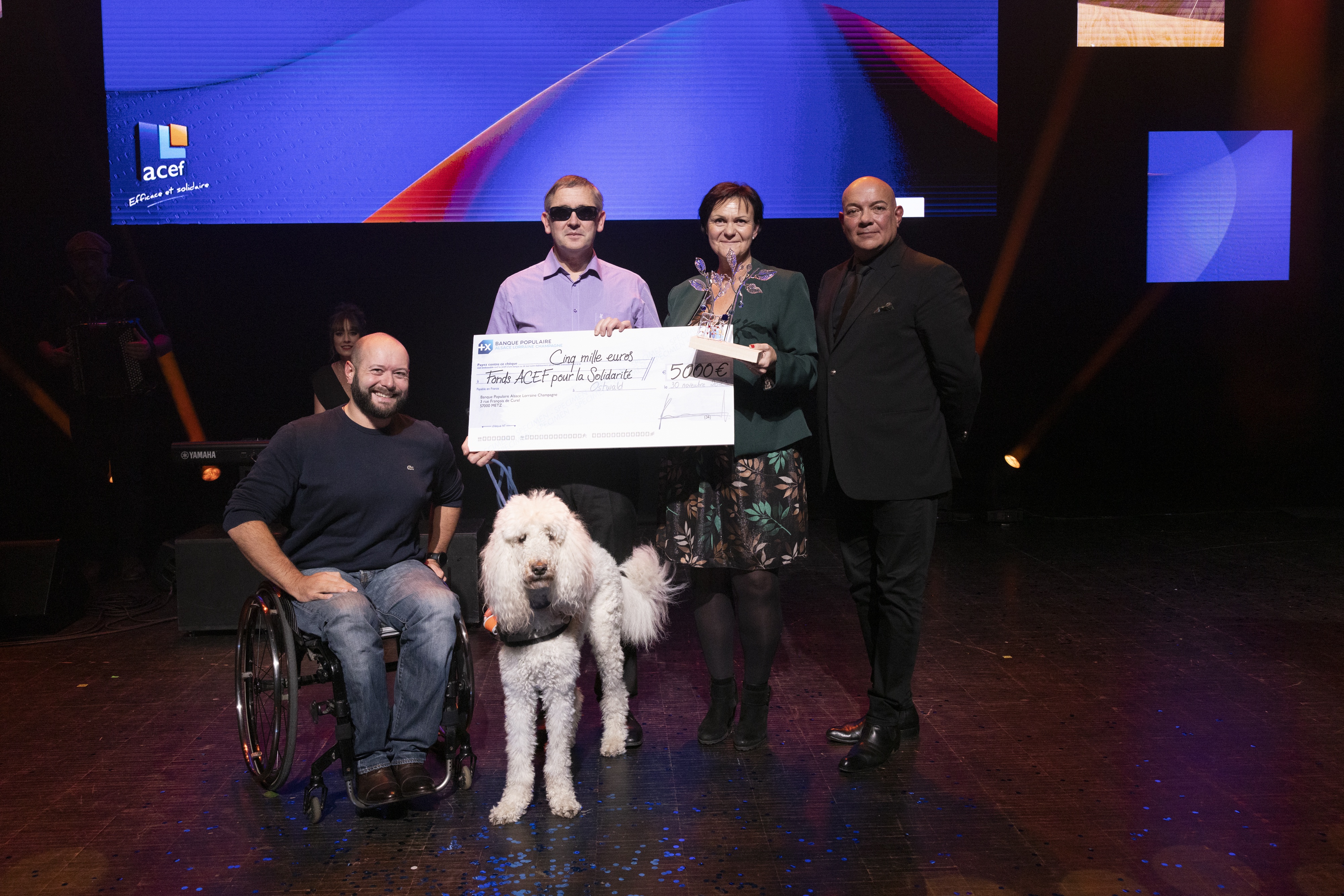 [Photo]  (67) Fédération des Aveugles d’Alsace Lorraine Grand Est - Prix du Fonds ACEF pour la Solidarité 2023