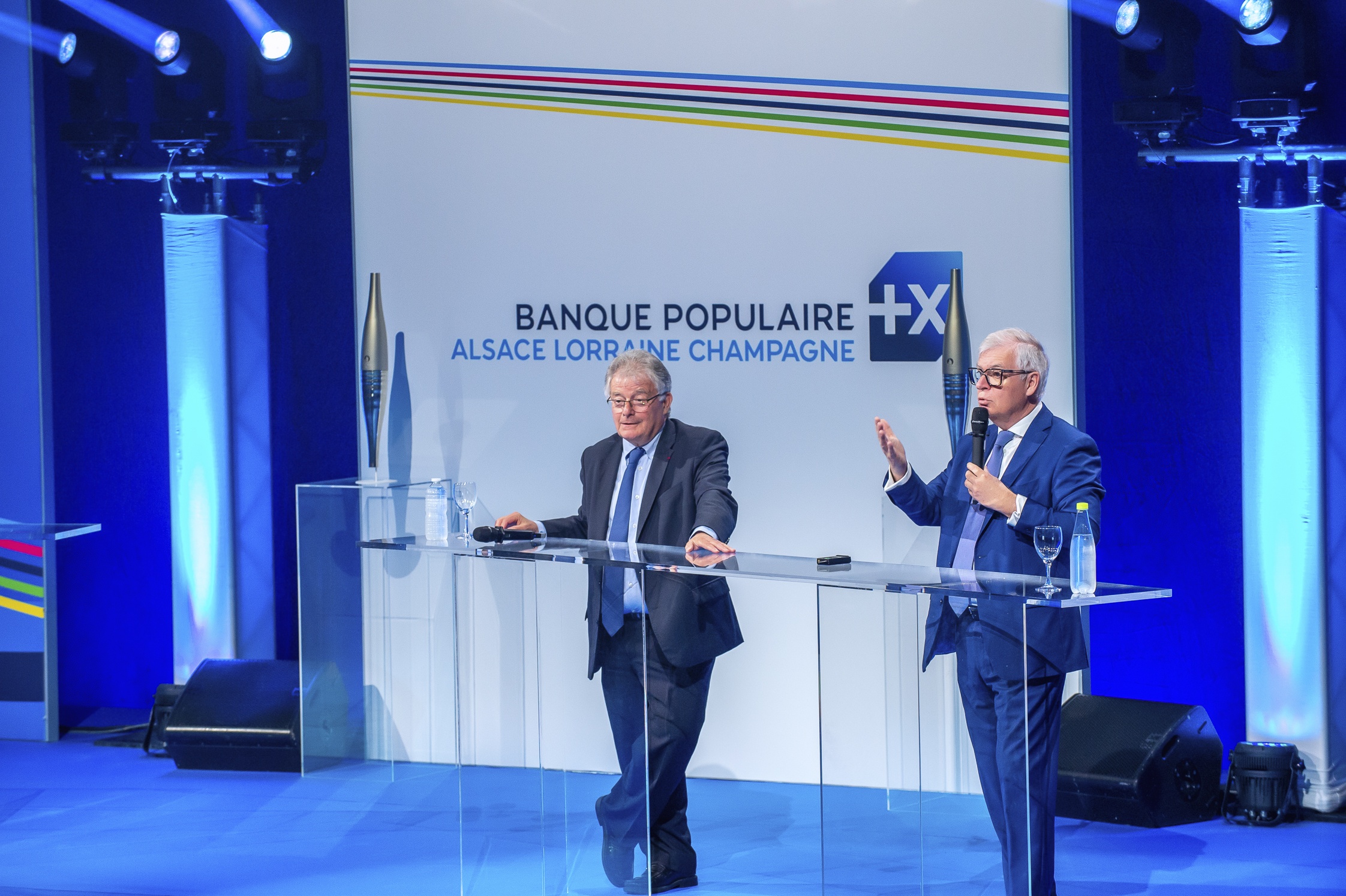 [Photo 2] - Thierry CAHN, Président du Conseil d'Administration et Dominique GARNIER, Directeur Général de la BPALC