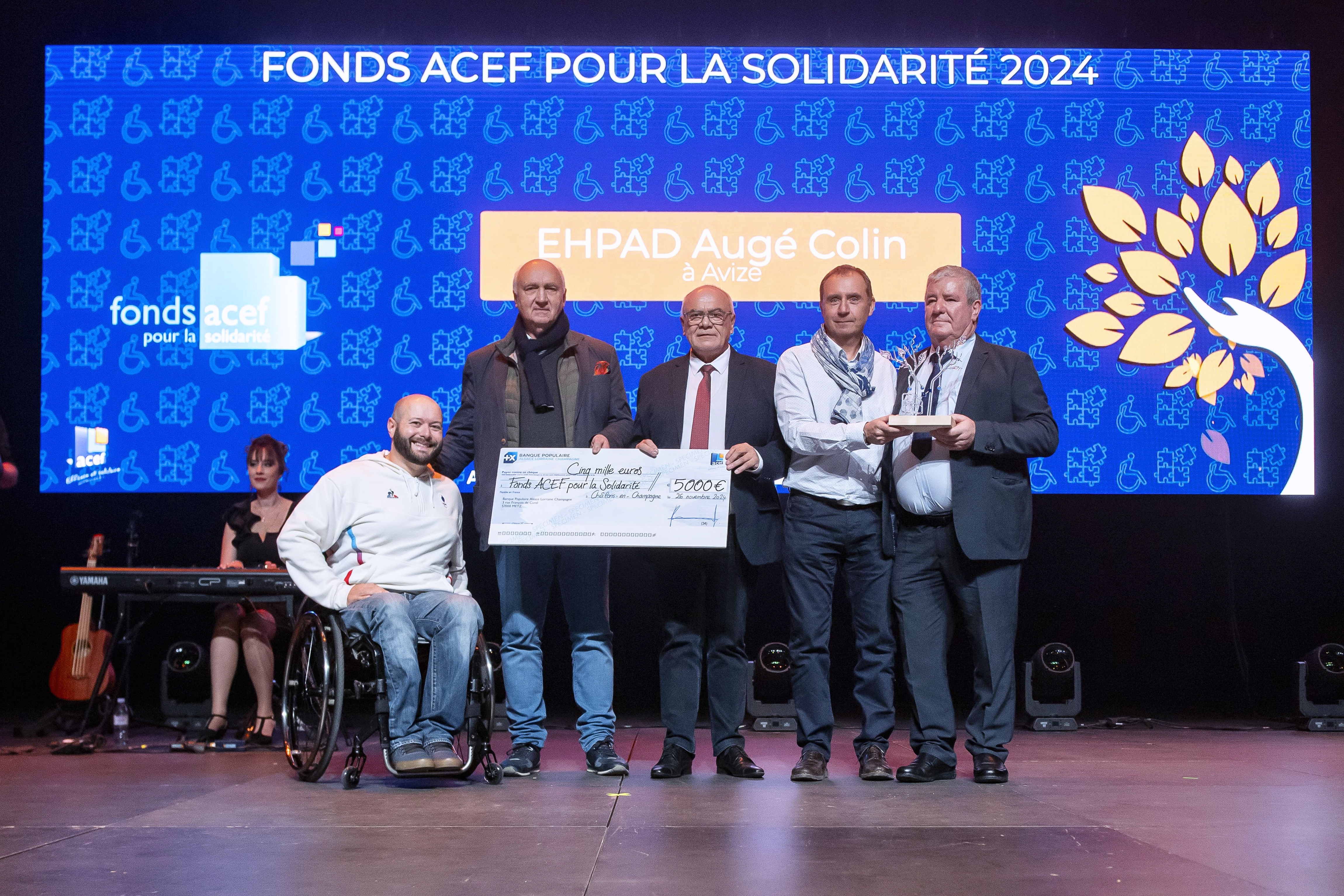[Photo]  (51) EHPAD Augé Colin - Prix du Fonds ACEF pour la Solidarité 2024