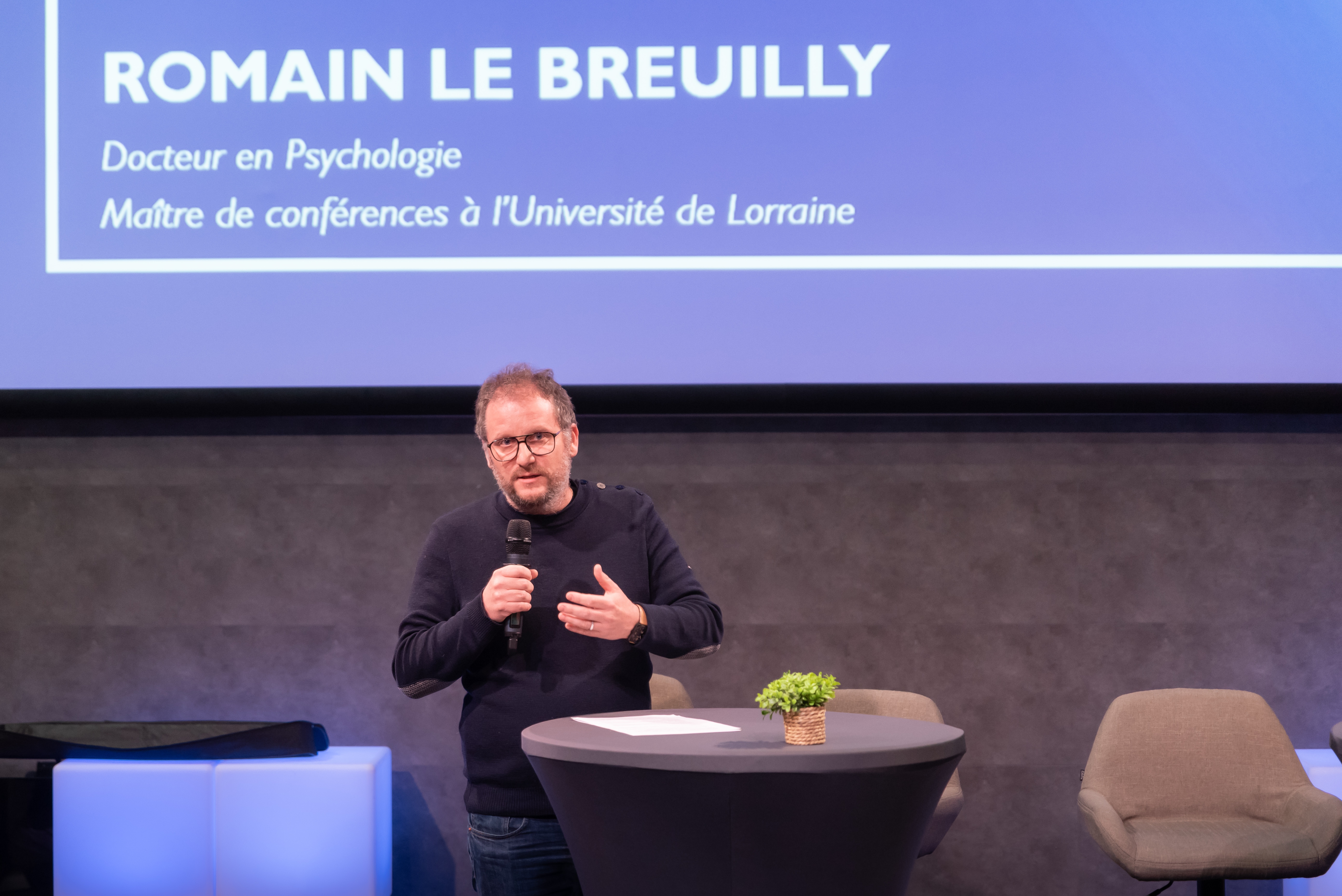 [Photo]  Romain LEBREUILLY, Docteur en psychologie et Maître de conférences à l’Université de Lorraine