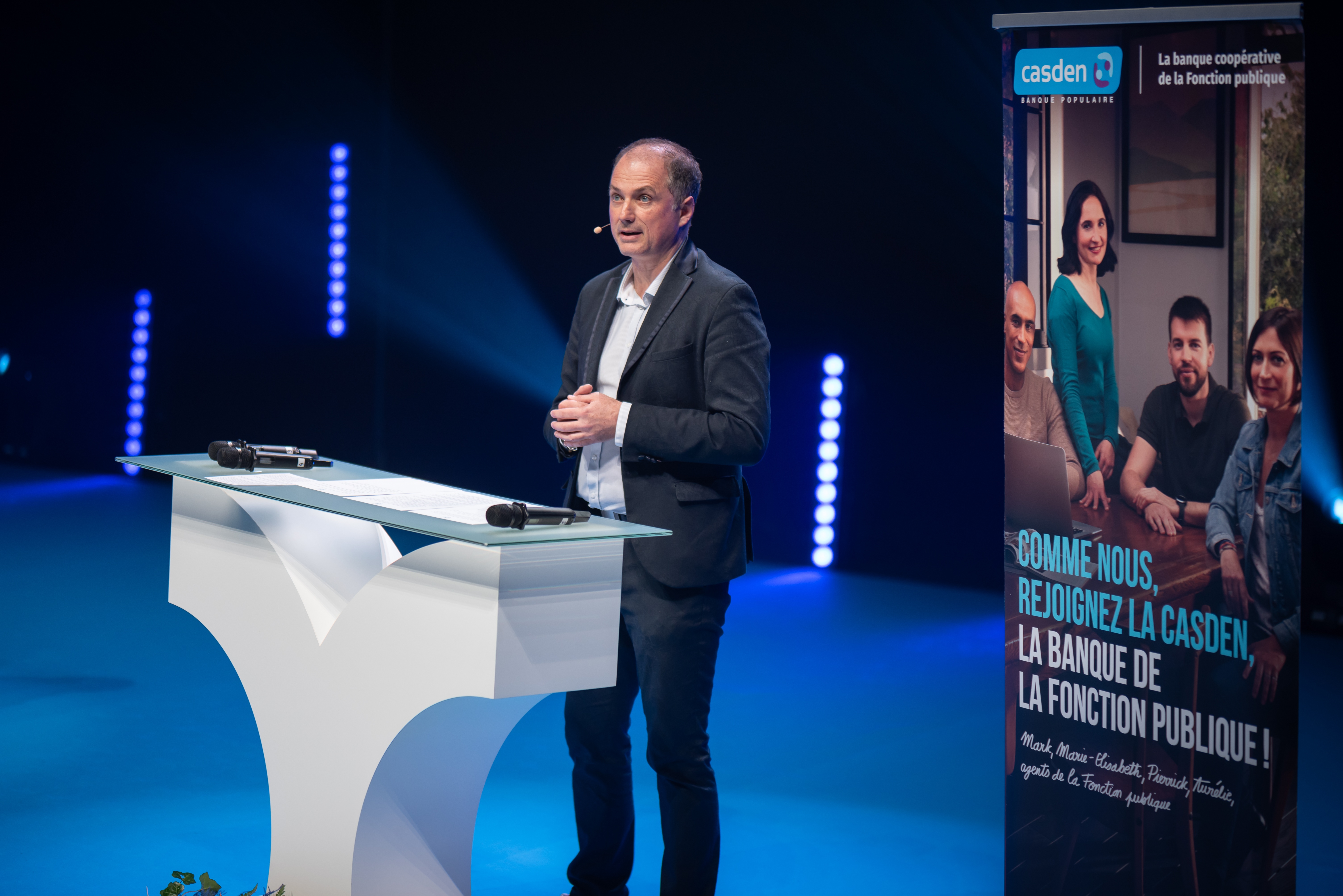 [Photo]  François BRUN, Président du Conseil d’Administration de la CASDEN Banque Populaire