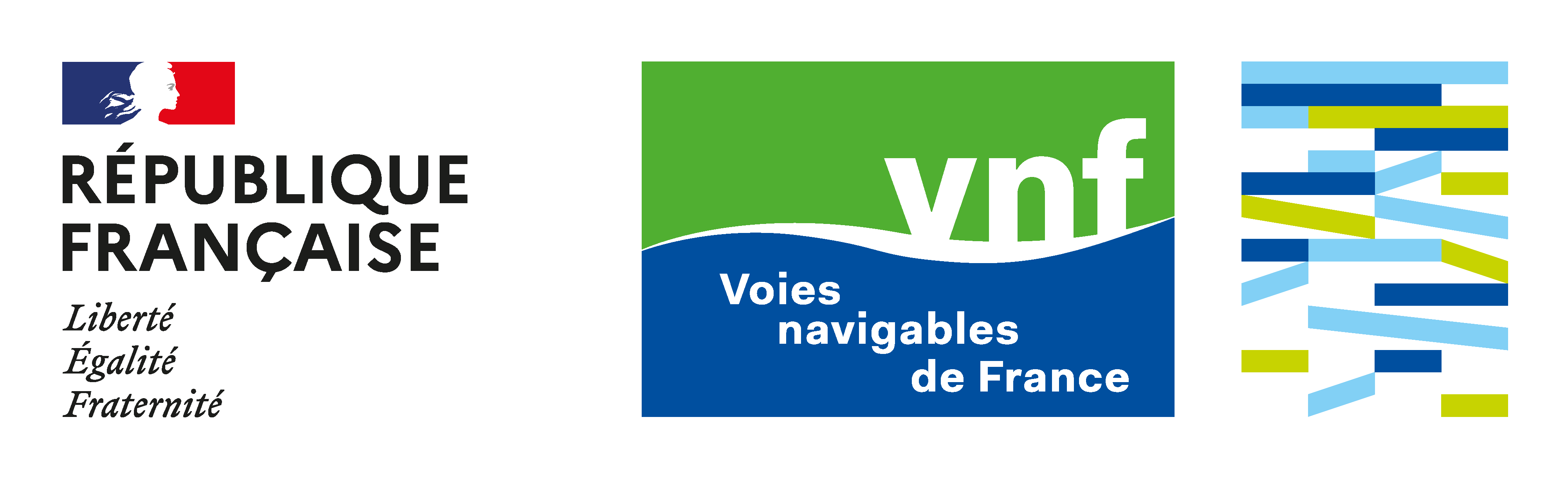 Bloc marque logo Etat VNF