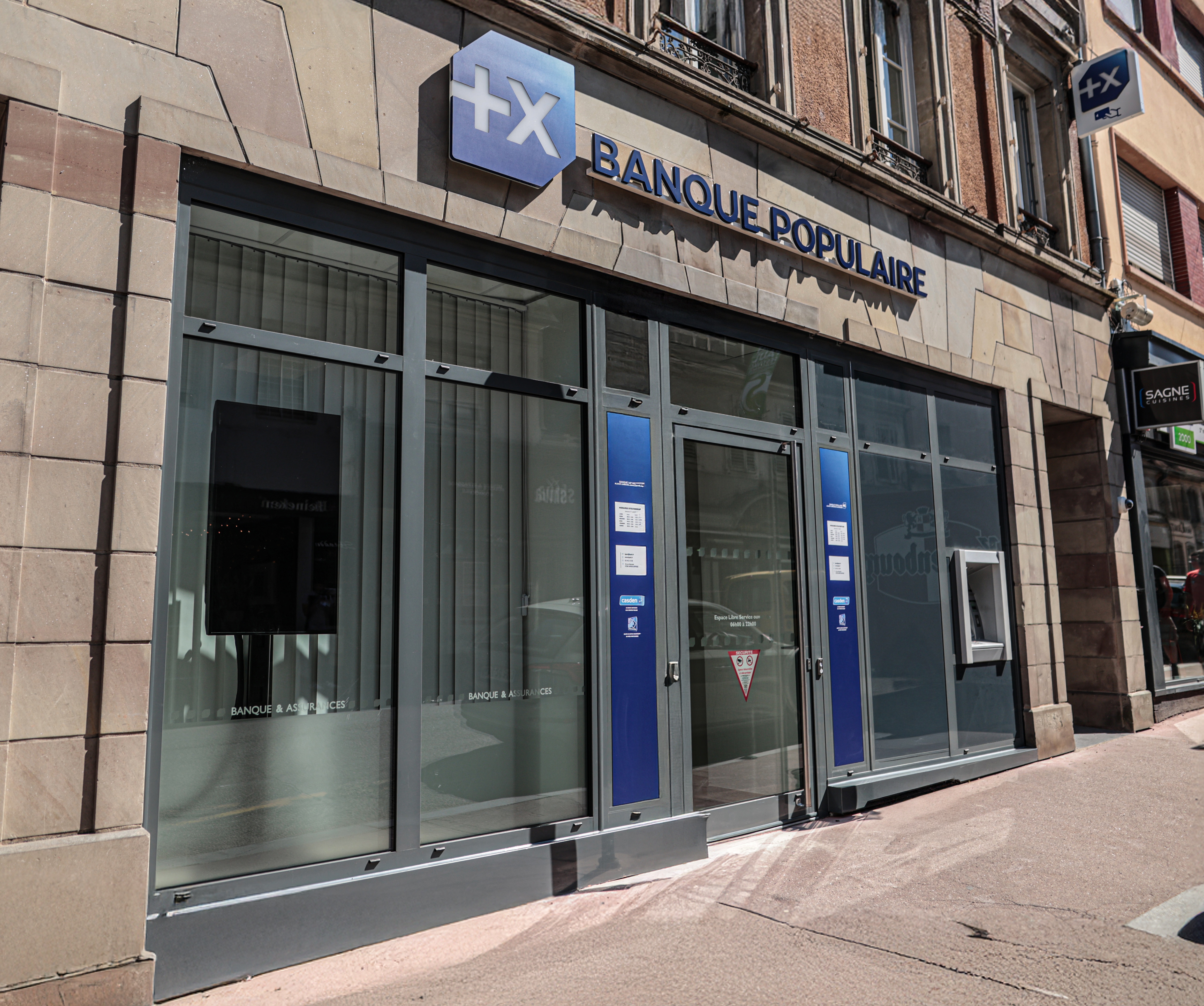 [Photo]  Façade de la nouvelle agence BPALC de Sarreguemines