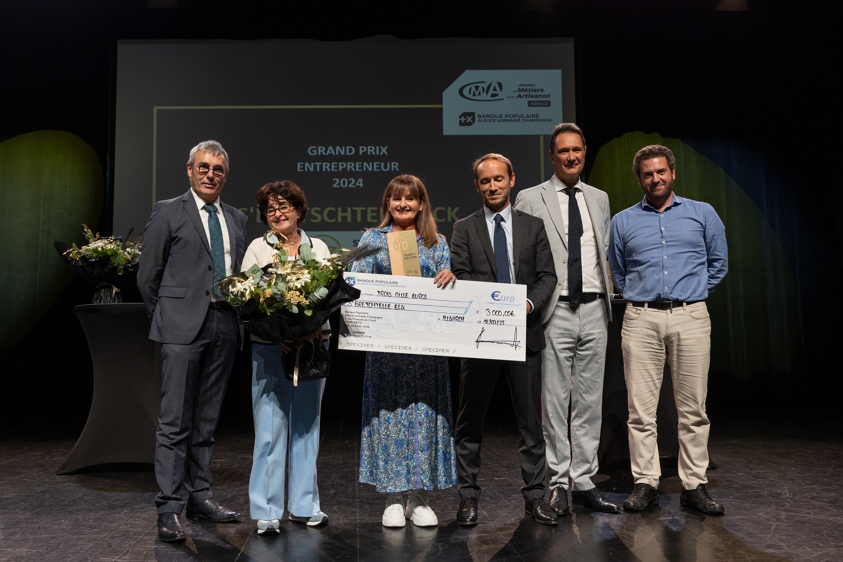 [Photo]  S'BRETSCHTELLE ECK, Lauréat STARS & METIERS Alsace 2024 - Catégorie "Entrepreneur"
