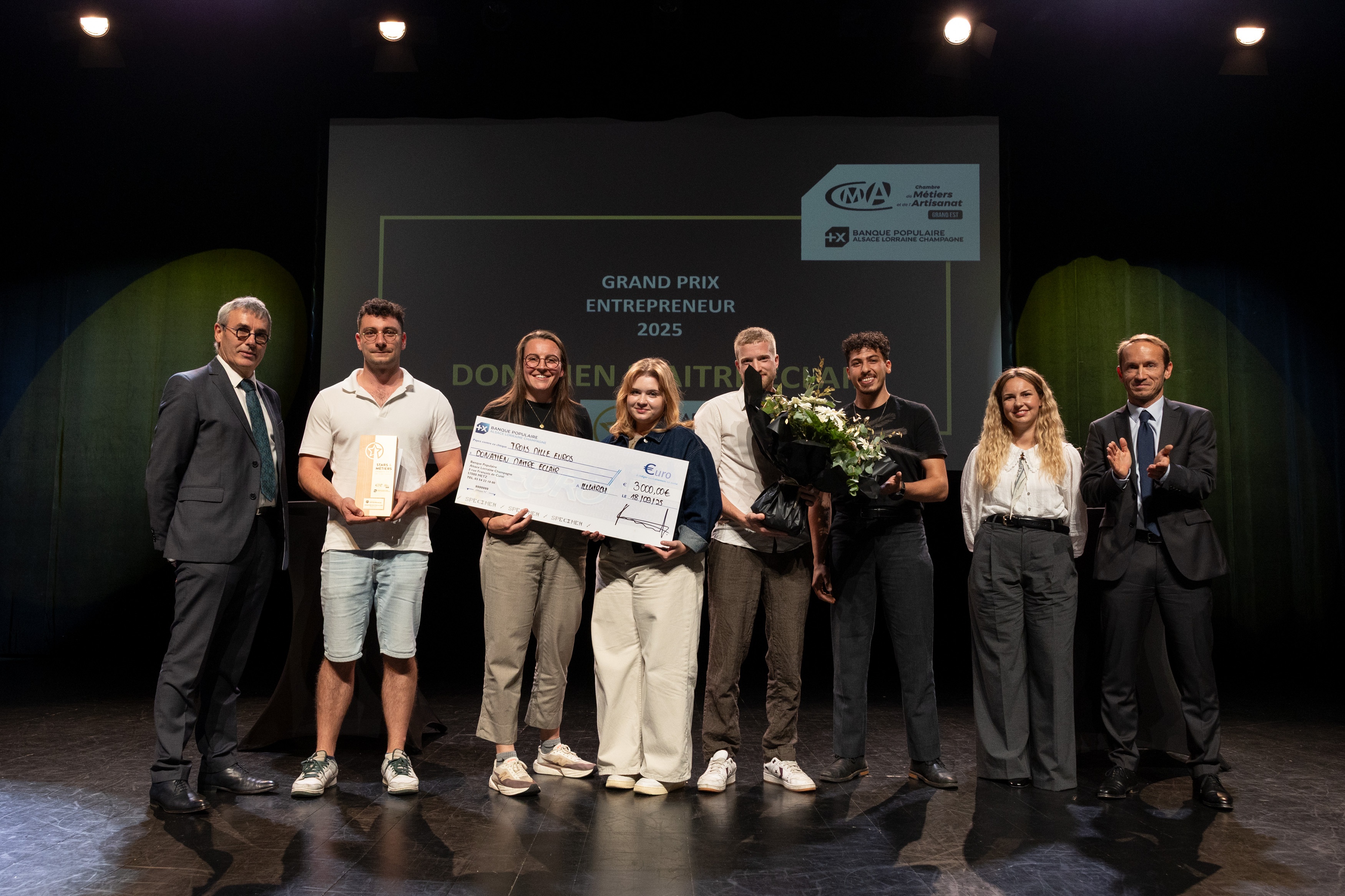 [Photo]  Donatien Maître Eclair, Lauréat STARS & METIERS Alsace 2025 - Catégorie "Entrepreneur"