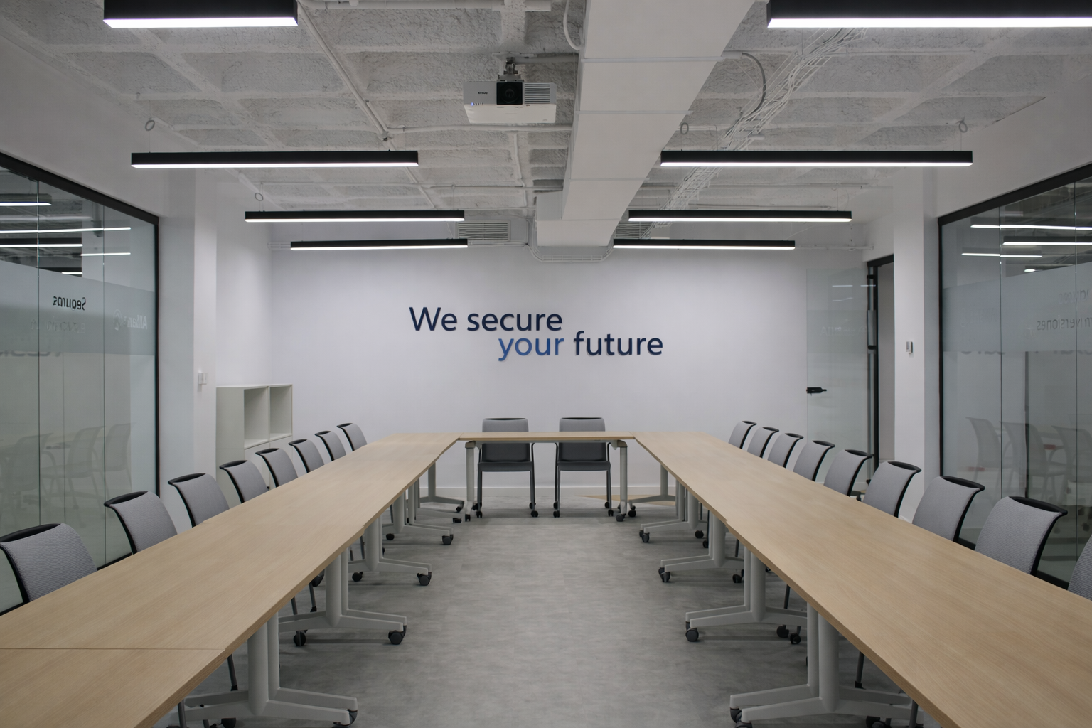 Interior del Hub de Agentes y el Espacio Bróker Allianz en Madrid