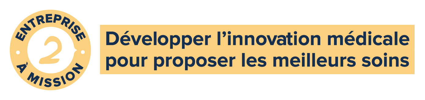 Mission 2 : Développer l'innovation médicale