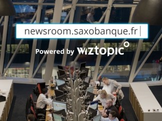 Saxo Banque choisit Wiztopic