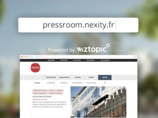 Nexity choisit Wiztopic pour digitaliser ses relations presse