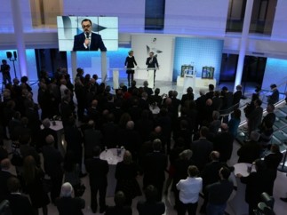 Inauguration du nouveau siège (1ère phase) de la Banque Populaire Alsace Lorraine Champagne : le CHARLEMAGNE