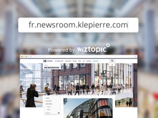 Le groupe coté Klépierre, leader paneuropéen des centres commerciaux,  va gérer et diffuser ses news avec Wiztopic