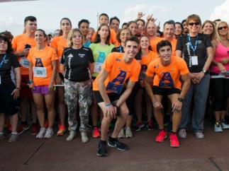Marc y Alex Márquez han participado en la quinta Allianz Night Run a favor de Aldeas Infantiles SOS