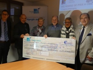 L'association "Les Anes du Grand Spiess" reçoit un chèque de 3000€ du FONDS ACEF POUR LA SOLIDARITE