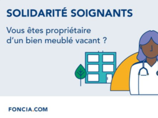 Foncia propose des logements vacants pour les soignants