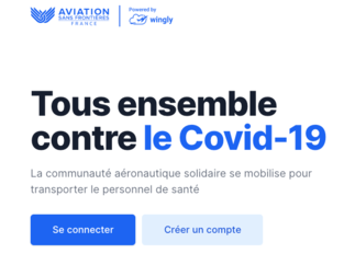 Aviation Sans Frontière propose de transporter gratuitement les personnels de santé