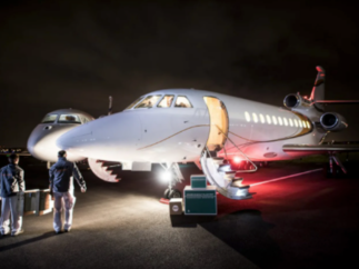 Dassault Aviation met deux Falcon au service de l’opération Résilience