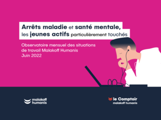 Arrêts maladie et santé mentale dégradée : les jeunes actifs particulièrement touchés selon une étude de Malakoff Humanis