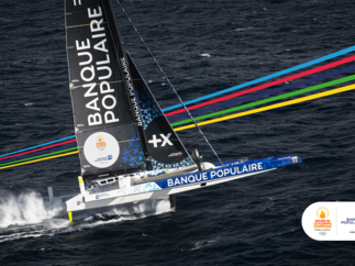 Relais de la Flamme Olympique de Paris 2024 : le Maxi Banque Populaire XI traversera l’Atlantique avec la flamme en juin 2024