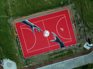 Caisse d’Epargne inaugure un terrain signature de Hand à 4 au Stadium Lille Métropole et renforce son héritage des Jeux de Paris 2024 !