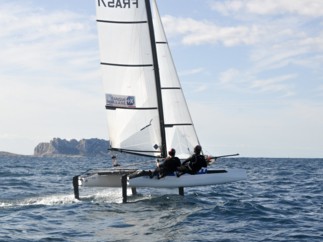 Noah Chauvin, le régatier de haut niveau en Nacra 17