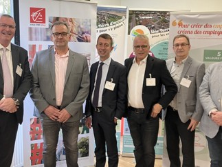 La Caisse d’Epargne Grand Est Europe et le Réseau Entreprendre Lorraine s’installent conjointement dans le centre d’affaires Blossom.