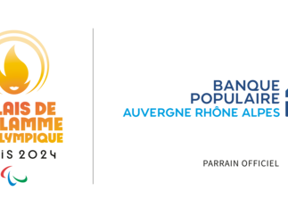 Banque Populaire Auvergne Rhône Alpes prend part au Relais de la Flamme Paralympique de Paris 2024 le 26 août à Vichy