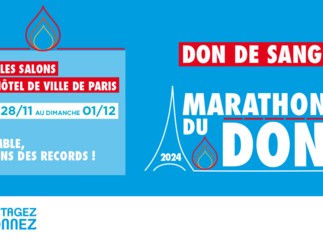 Du 28/11 au 1/12, l’EFS ravive la flamme du Marathon du don avec une collecte record dans les salons de l’Hôtel de ville de Paris !