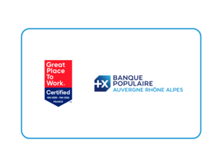 Banque Populaire Auvergne Rhône Alpes certifiée Great Place To Work® !