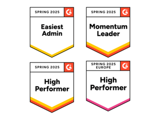 Wiztrust récompensé par 3 nouveaux badges G2 pour le printemps 2025