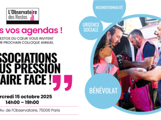 Associations sous pression – faire face : les Restos du Cœur rassemblent les grandes voix du monde associatif