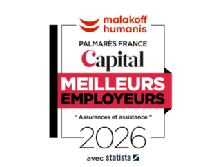 Malakoff Humanis figure à nouveau dans le palmarès Capital - Meilleurs Employeurs 2026