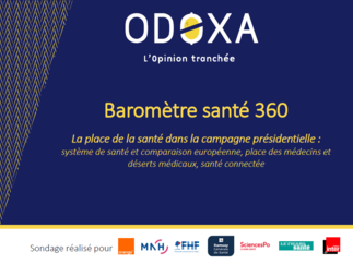 Baromètre santé 360 - Odoxa : la place de la santé dans le débat public et électoral