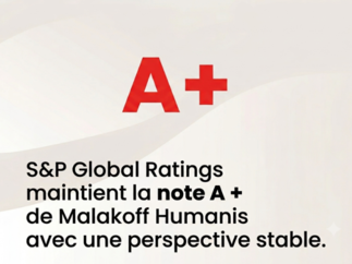 S&P Global Ratings maintient la note A + de Malakoff Humanis avec une perspective stable