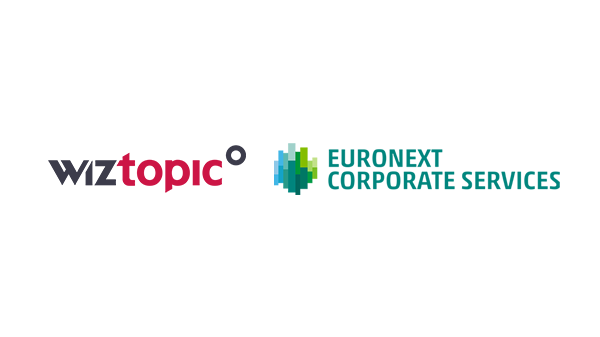 Wiztopic and Euronext Corporate Services sign a commercial partnership
