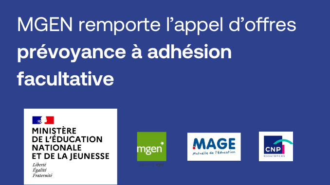 MGEN, MAGE et CNP Assurances remportent l’appel d’offres prévoyance