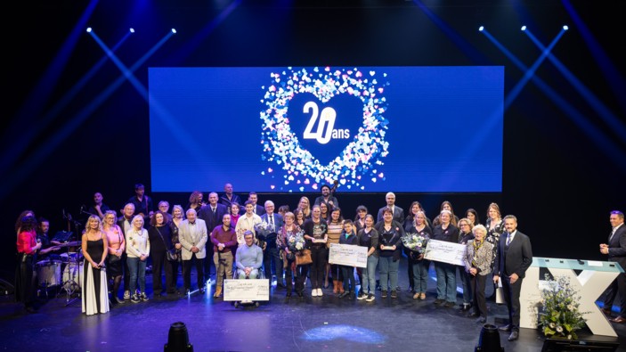 20 000 € remis à des associations & 20 ans de solidarité célébrés à Ostwald !