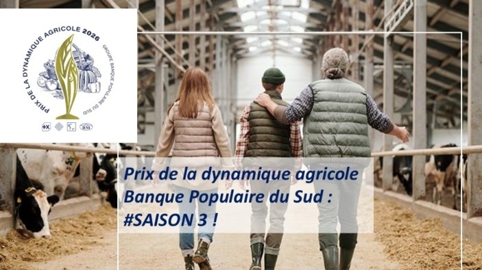 Prix de la Dynamique Agricole Banque Populaire du Sud : #saison 3 !