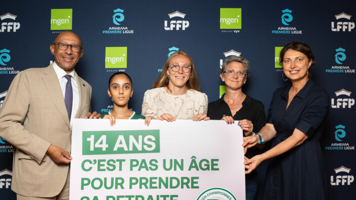 MGEN devient le premier partenaire majeur de la LFFP pour accélérer la lutte contre le décrochage sportif des adolescentes