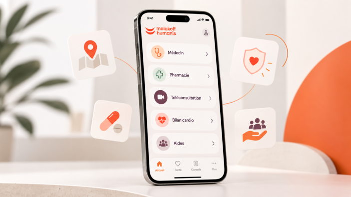 Accès aux soins, prévention en santé et aides en cas de fragilité : Malakoff Humanis déploie de nouveaux services d’accompagnement sur son application Santé