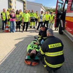 Slovakia - Via Pribina first aid training exercise