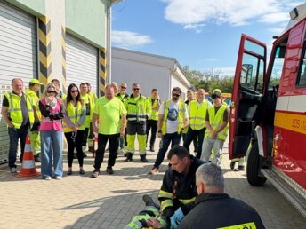 Slovakia - Via Pribina first aid training exercise