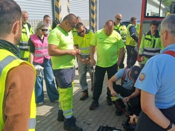 Slovakia - Via Pribina first aid response exercise