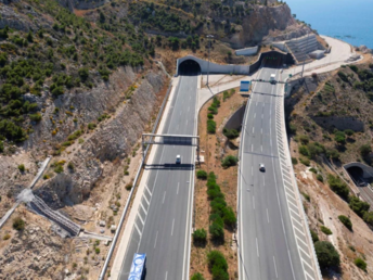 Pilot application of light-colored pavement coating in Theseus Tunnel at Kakia Skaka