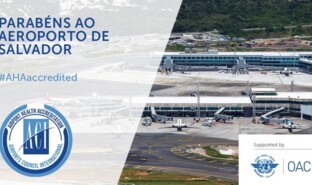 Salvador Bahia Airport is the first in the northeast region of Brazil to obtain the sanitary certification from Airports Council International