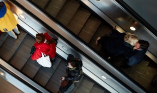 Passengers, escalators