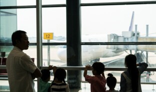 Passengers, Phnom Penh Airport, Cambodia