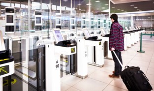Biometric checkpoints, Lisbon Airport, Portugal