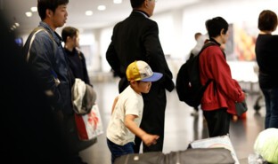 Baggage claim, Kobe Airport, Japan