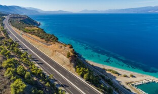 Athens-Corinth-Patras motorway, Greece