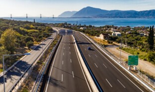 Athens-Corinth-Patras motorway, Greece